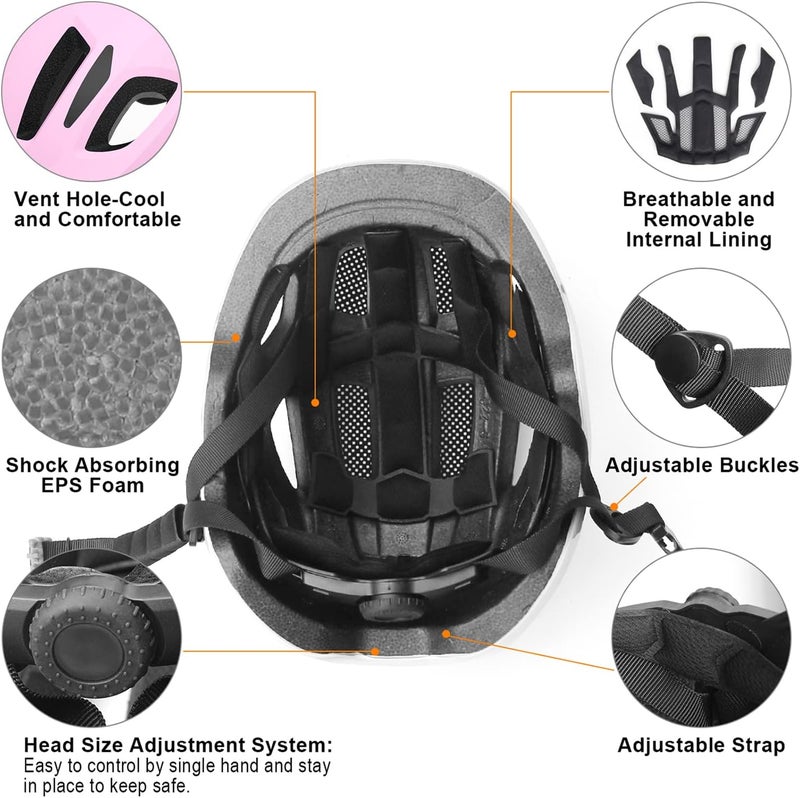 Glaf Baby Bike Helmet Toddler Helmets for 1 Year Old and up Infant Girls Boys Multi Sport Adjustable for Scooter Bicycle Kids Youth Child Skateboard Safety Cycling - Image 4